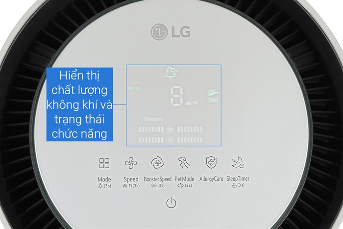 Máy Lọc Không Khí LG PuriCare 360 Alpha Double AS10GDBY0.ABAE 72W​